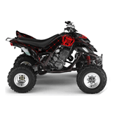 Yamaha Raptor 660 Silver Star Design